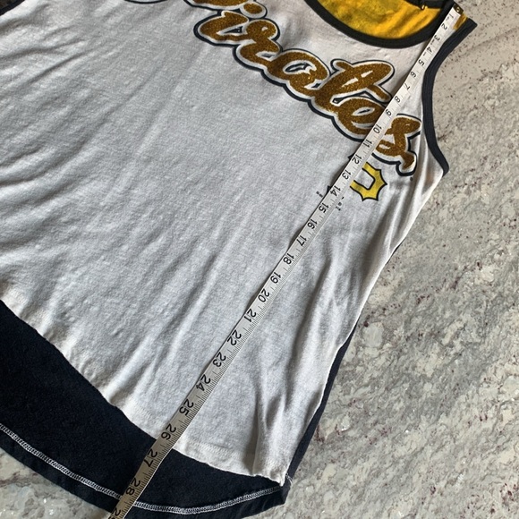 Pittsburgh Pirates Sparkly Designed Tank Top - Picture 7 of 8
